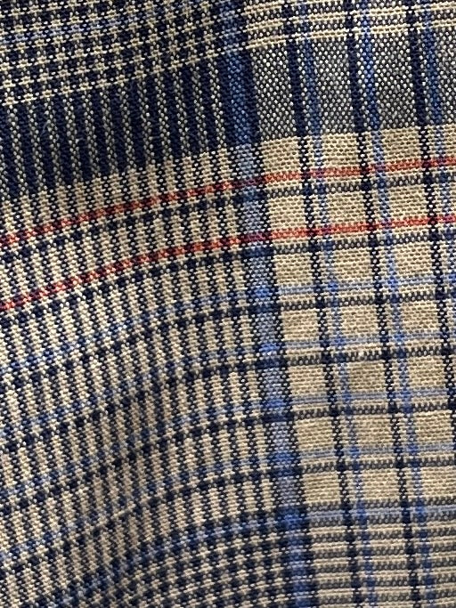 1980-90s gren checkered s/s B.D shirt