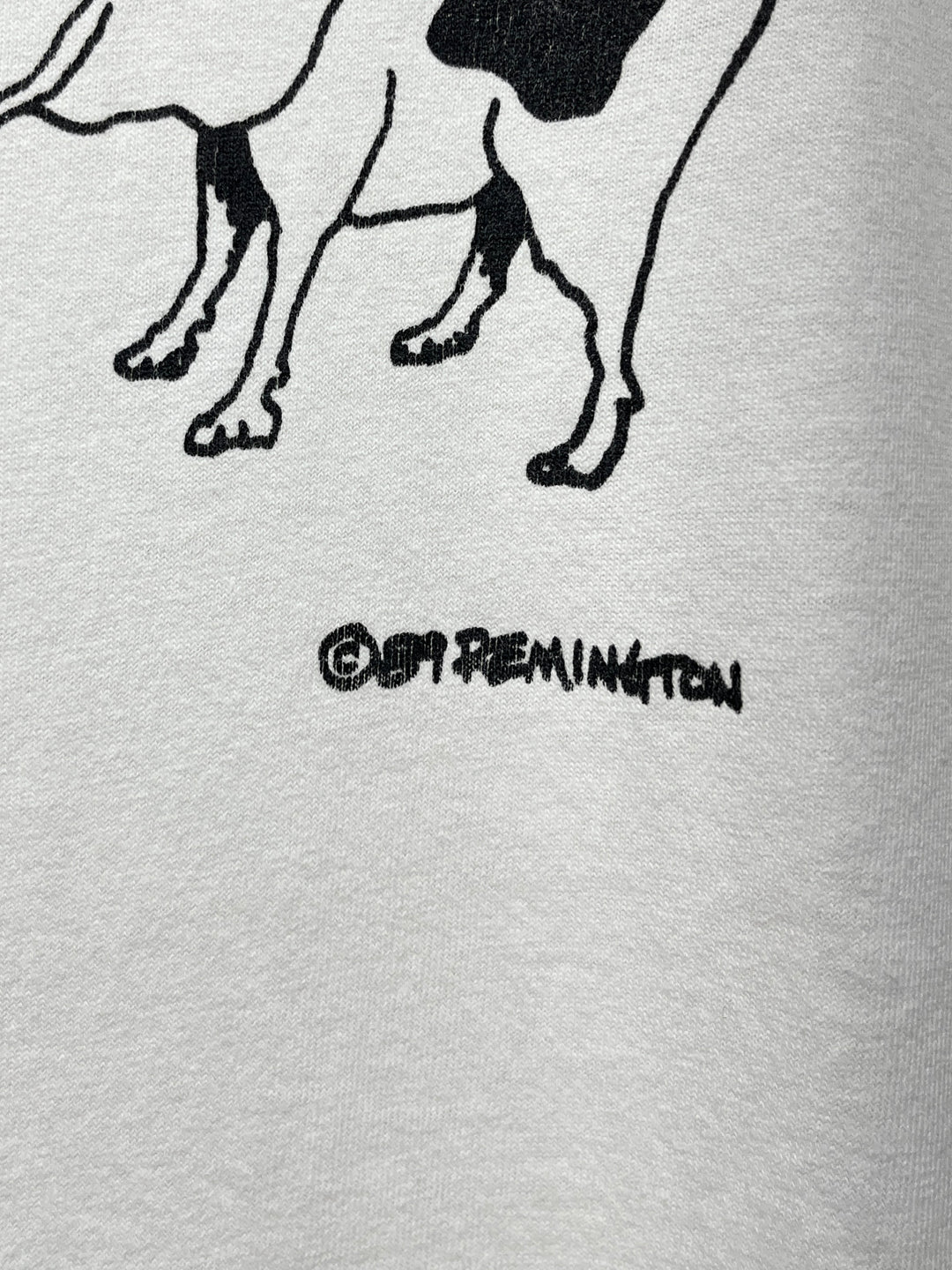 1980s USA made "DOG EAT DOG" graphic art T-shirt