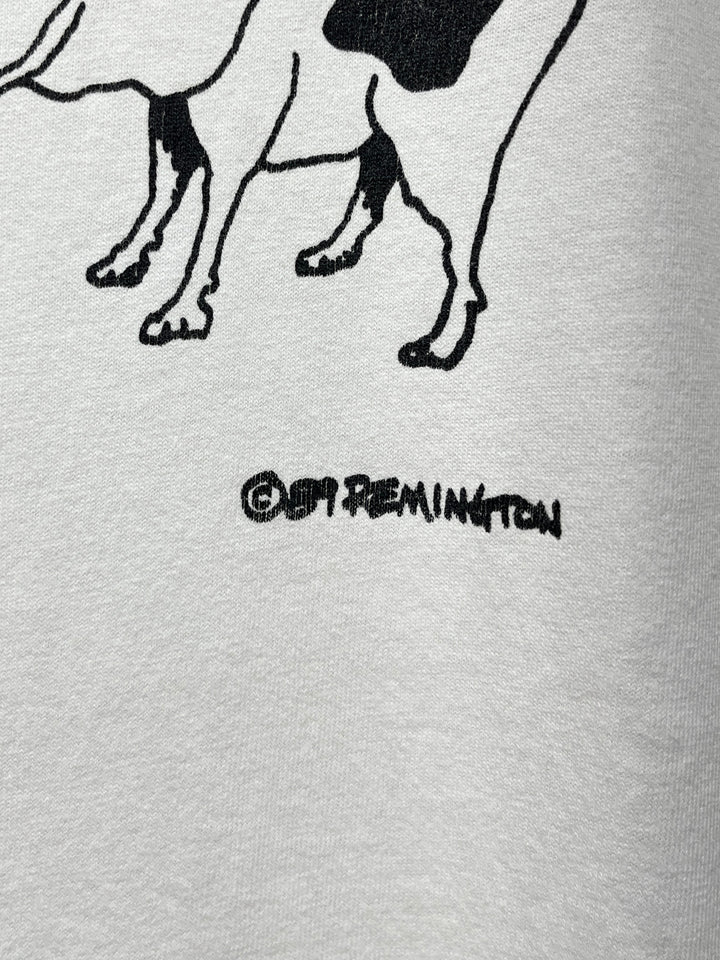 1980s USA made "DOG EAT DOG" graphic art T-shirt