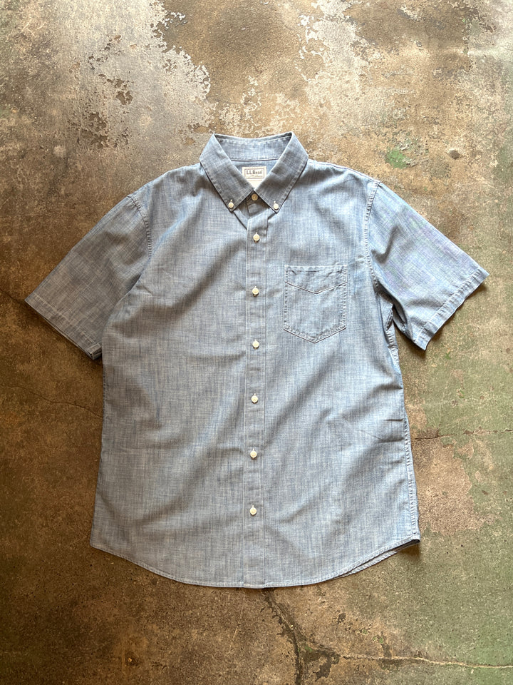 2000s "L.L Bean" s/s chambray shirt
