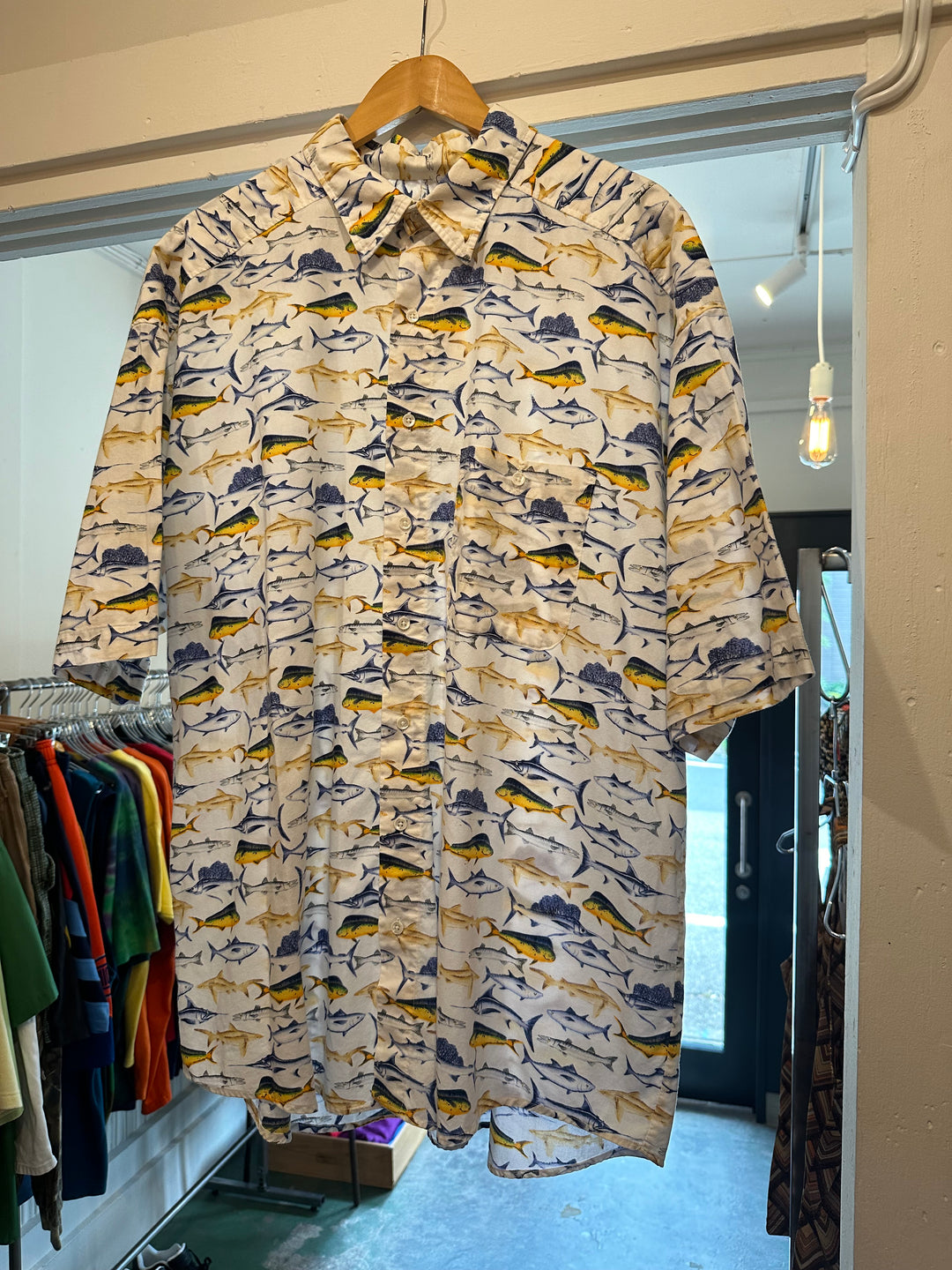 various fish pattern shirt