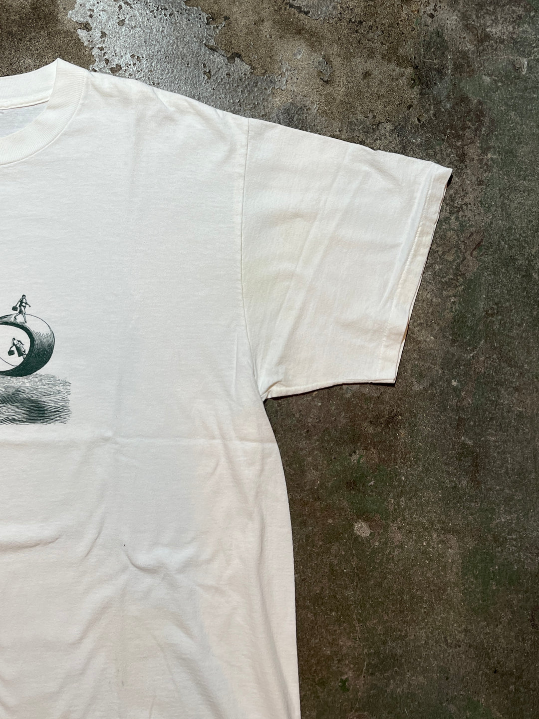1990s USA made ethical business graphic T-shirt