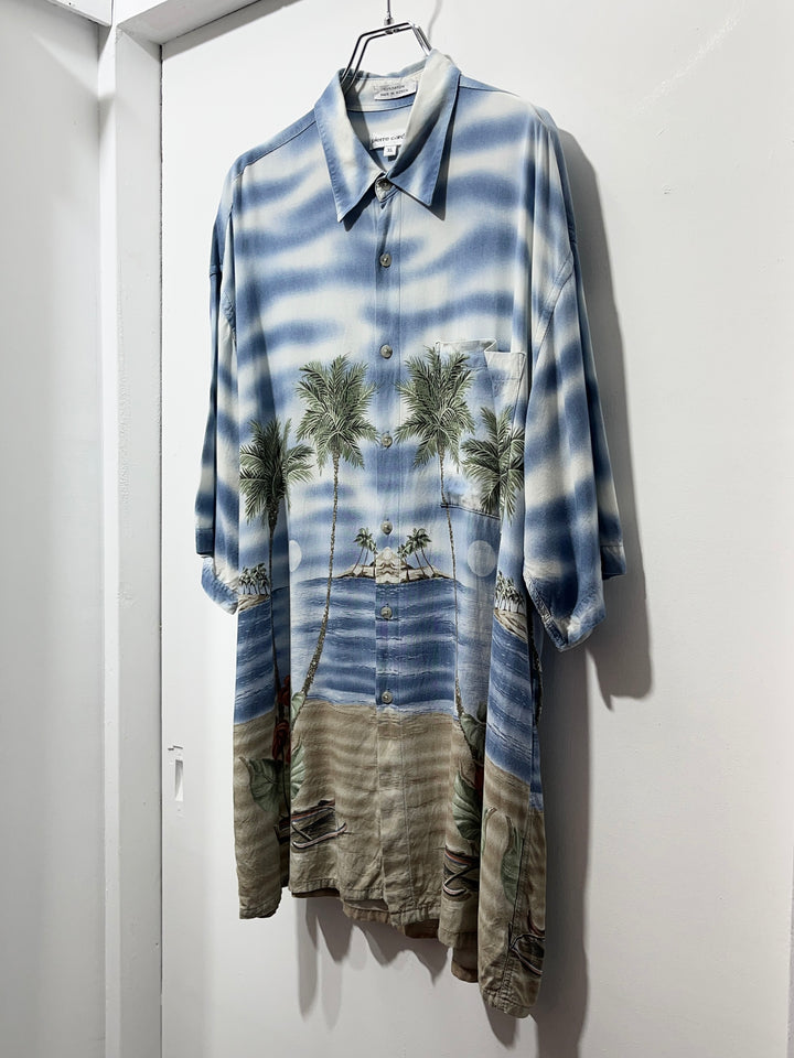 1990s "pierre cardin" resort print s/s shirt