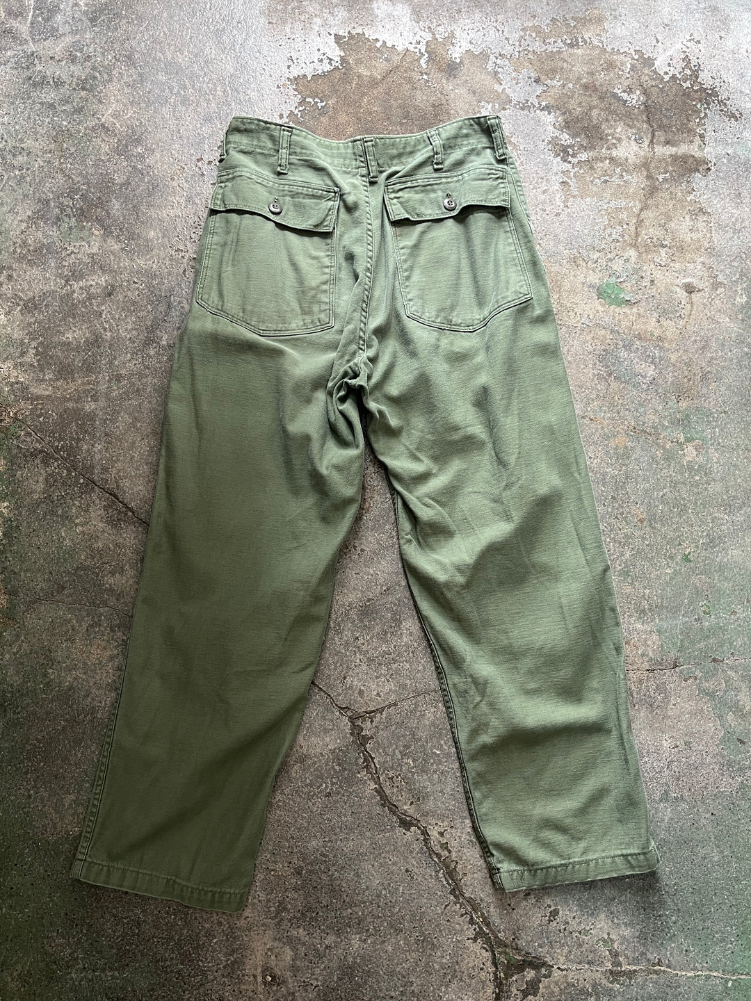 1960s U.S army OG-107 baker pants 34×31