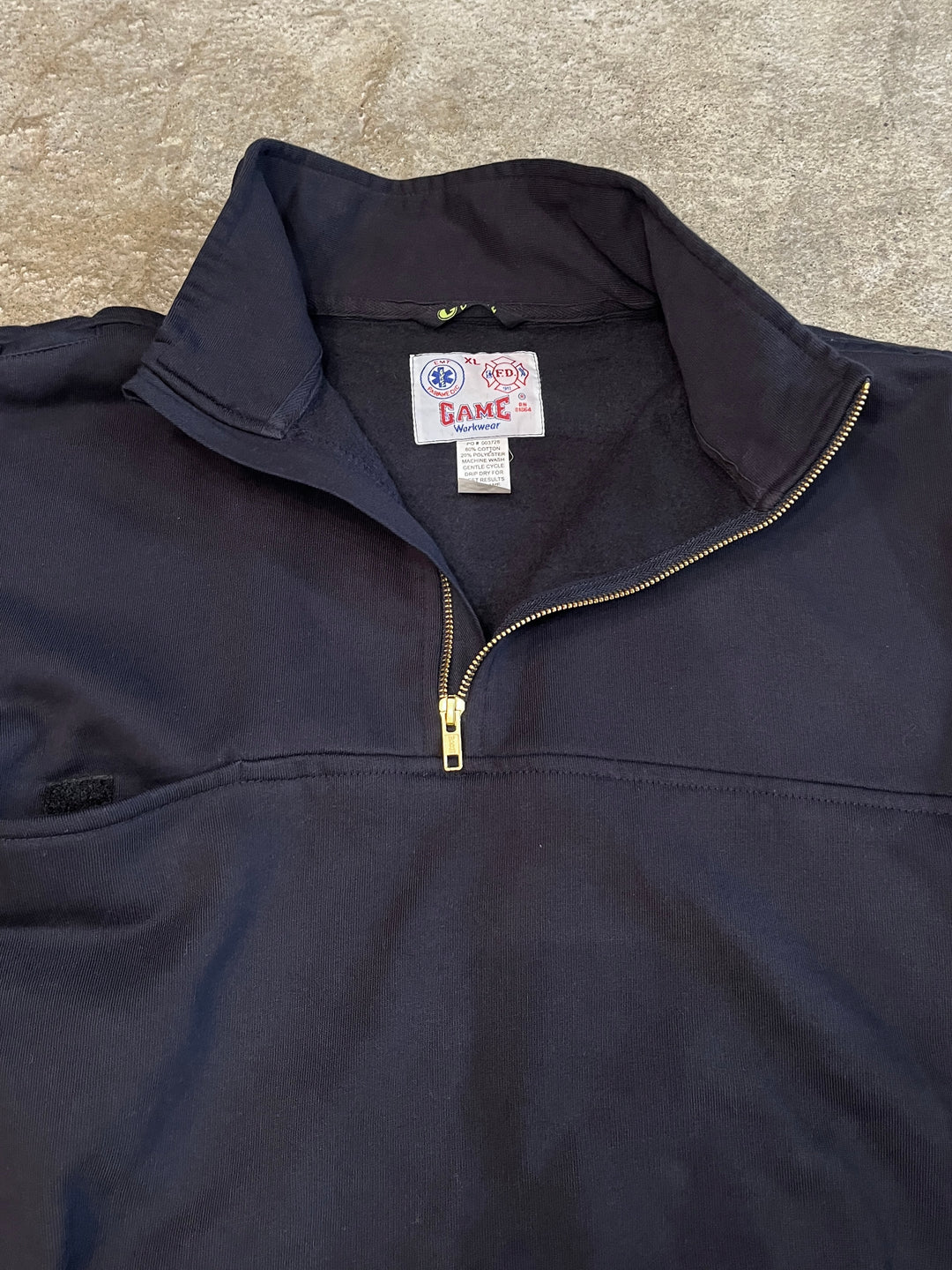 2000s halfzip pullover sweatshirt