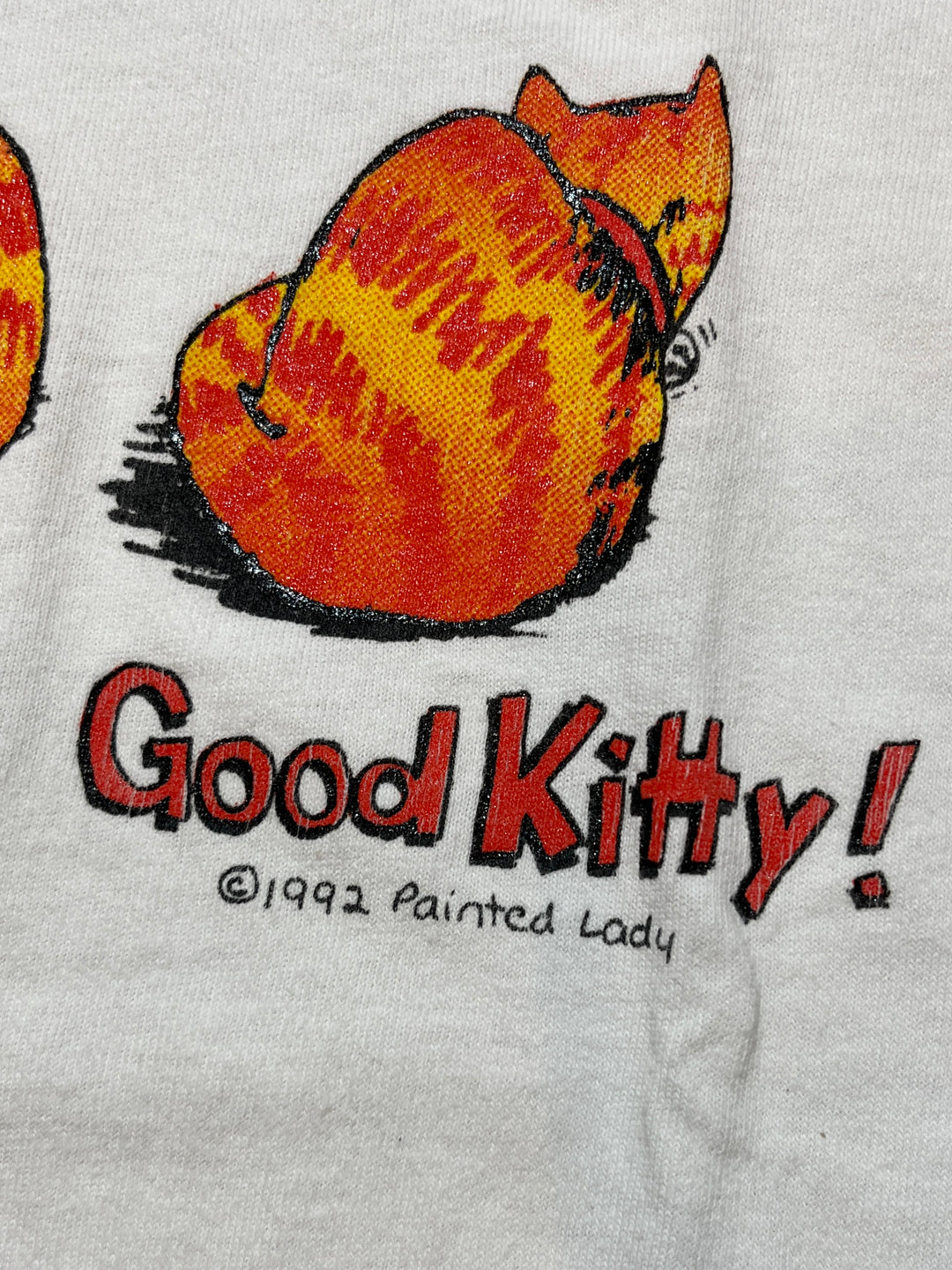 1990s USA made funny cat graphic T-shirt