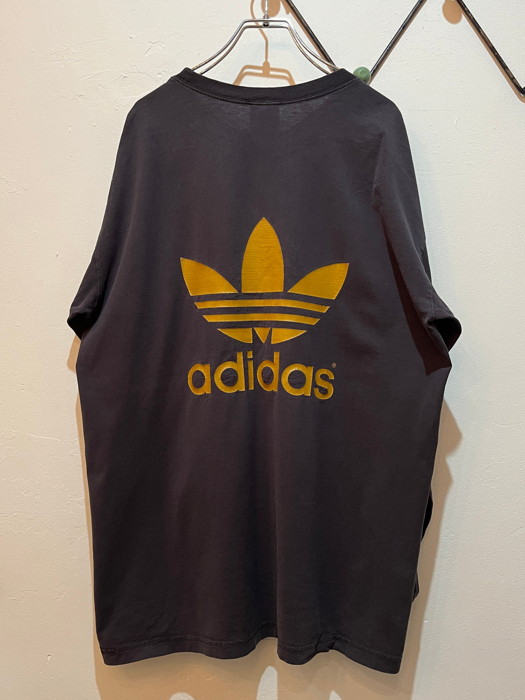 1990s "adidas" trefoil logo print L/S T-shirt