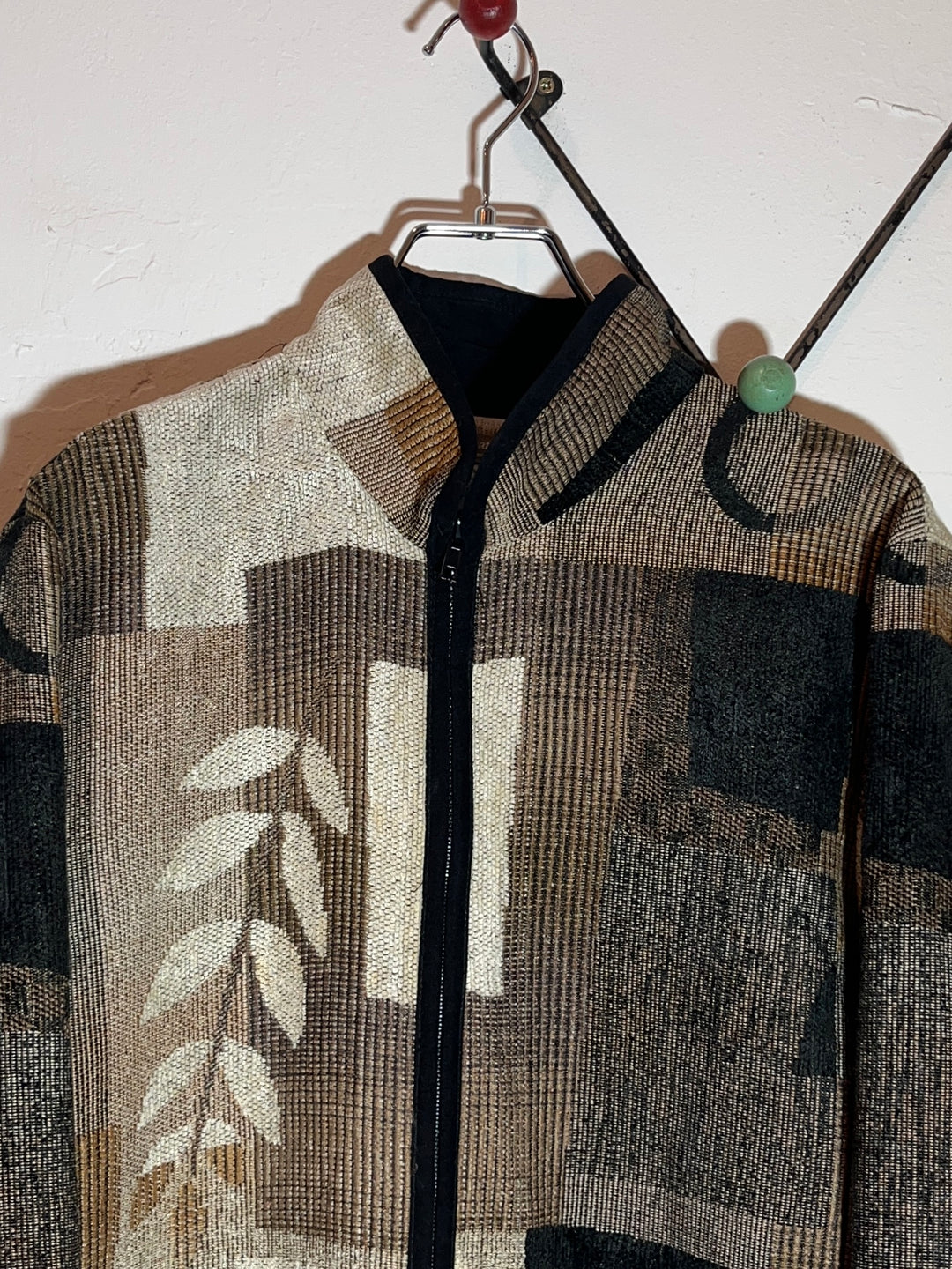 USA made leaf pattern jacket