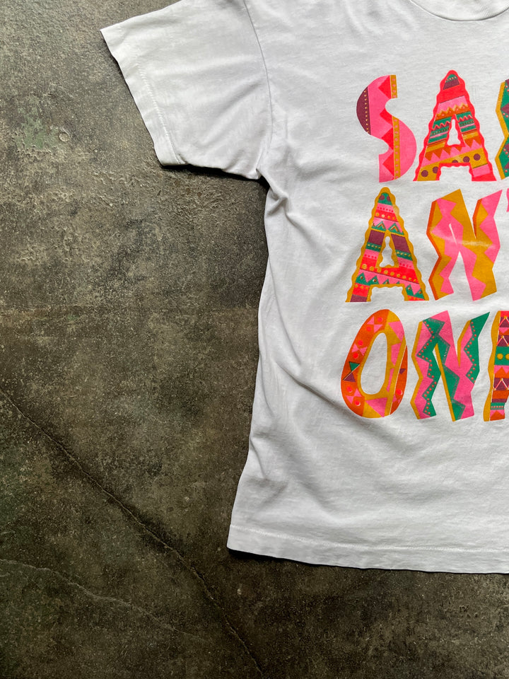 1990s USA made Sanantonio graphic souvenir T-shirt