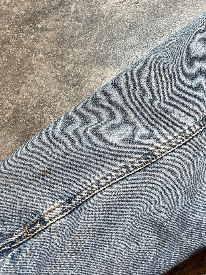 1990s USA made "Levi's" 70609 boa denim jacket