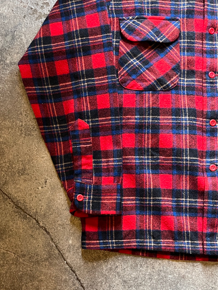 1970s "PENDLETON" checkered board shirt
