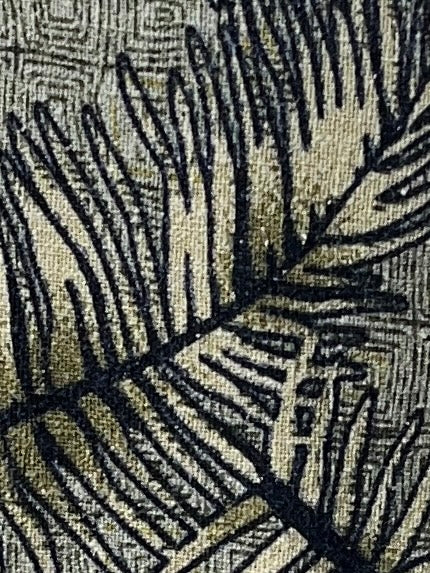1990s leaf pattern s/s shirt