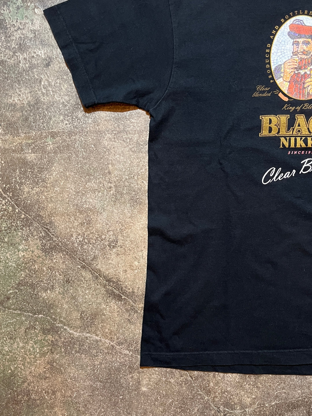 1990-00s "BLACK NIKKA" promo T-shirt