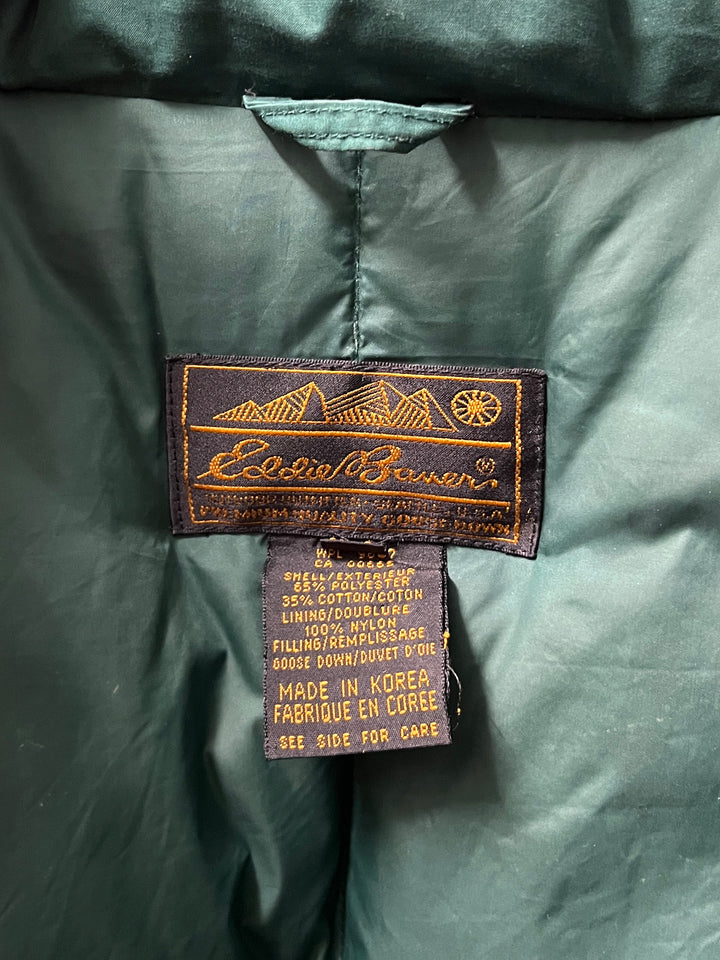 1980-90s "Eddie Bauer" green down coat