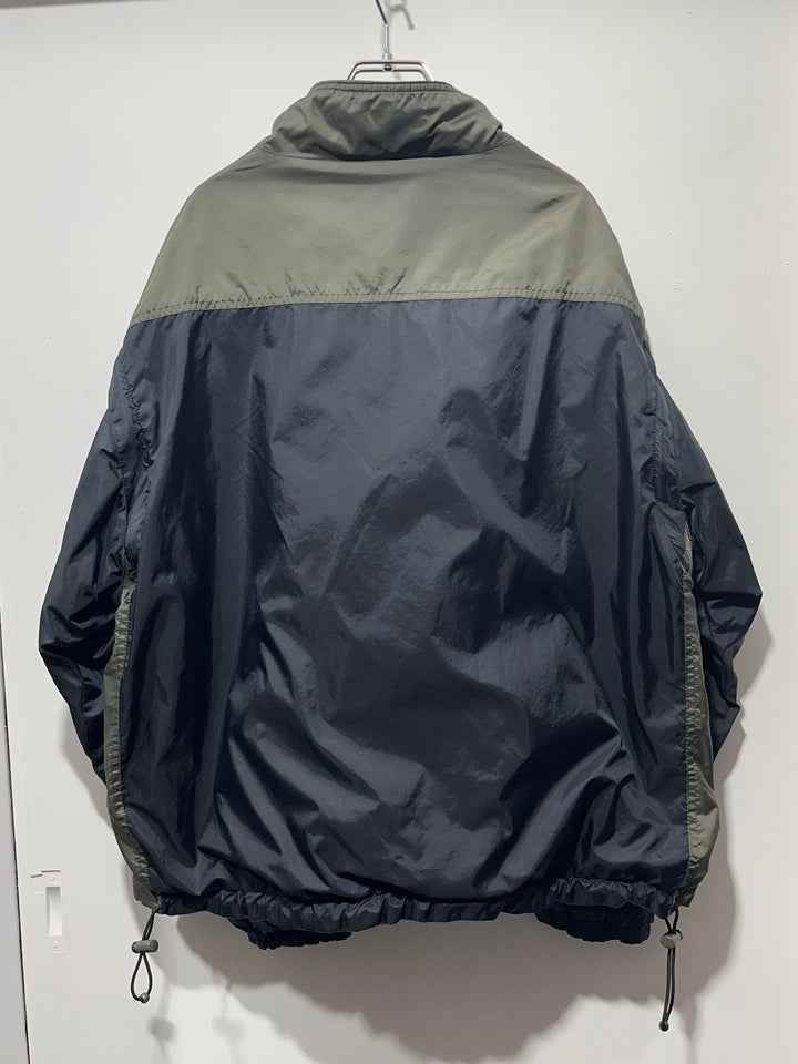 1990s olive × black reversible 3way track jacket