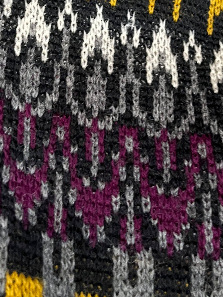 1960-70s "BRENT" abstract pattern knit