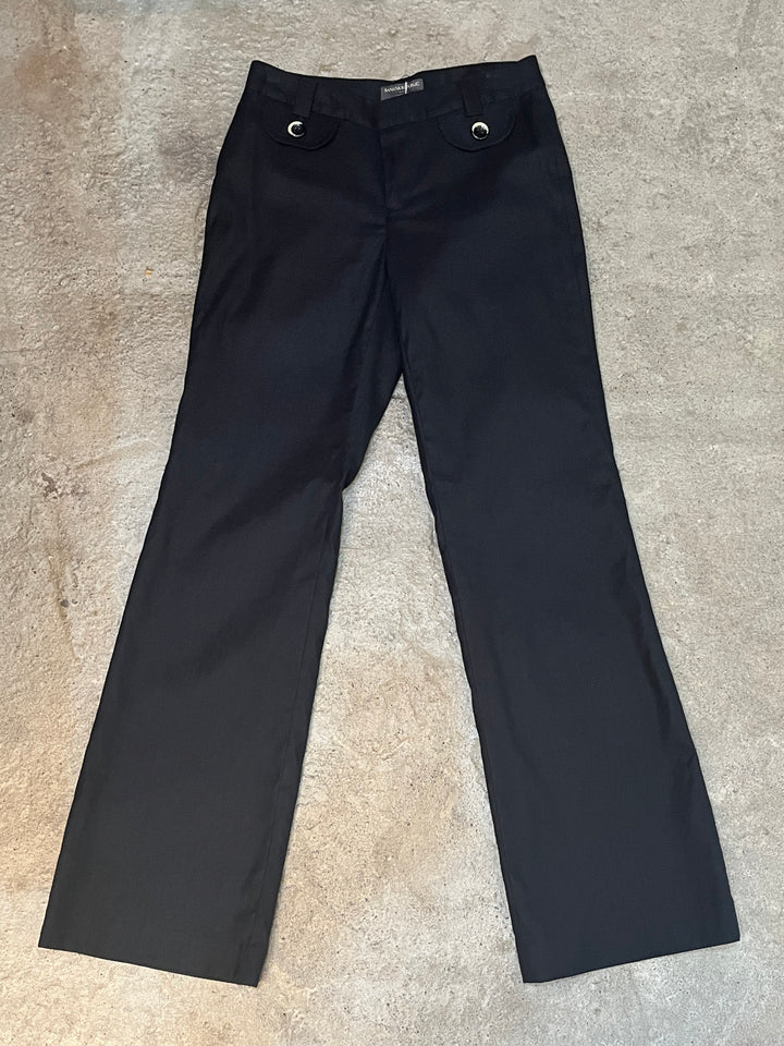 1990-00s black marine pants