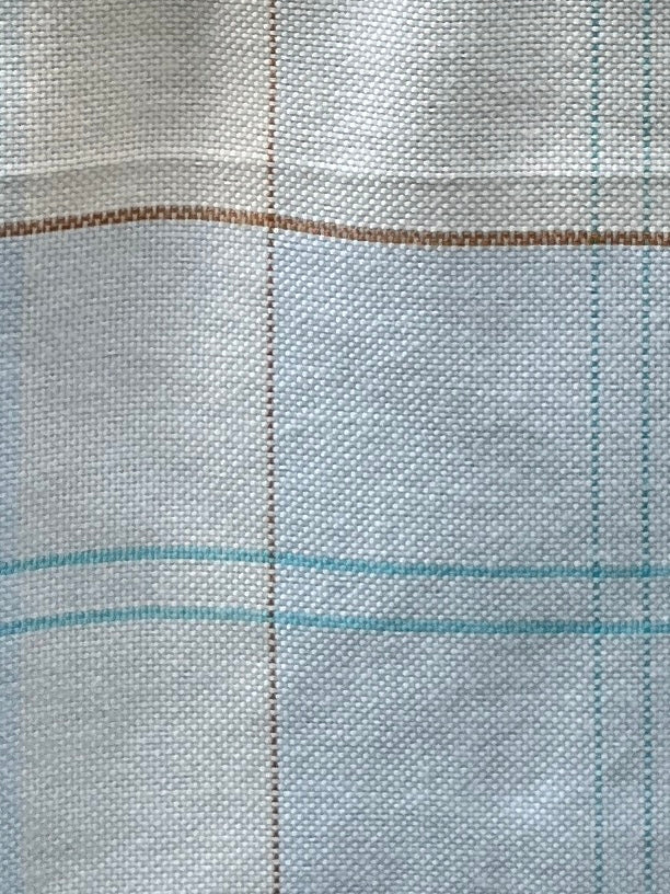 1980-90s pale blue × white checkered s/s B.D shirt