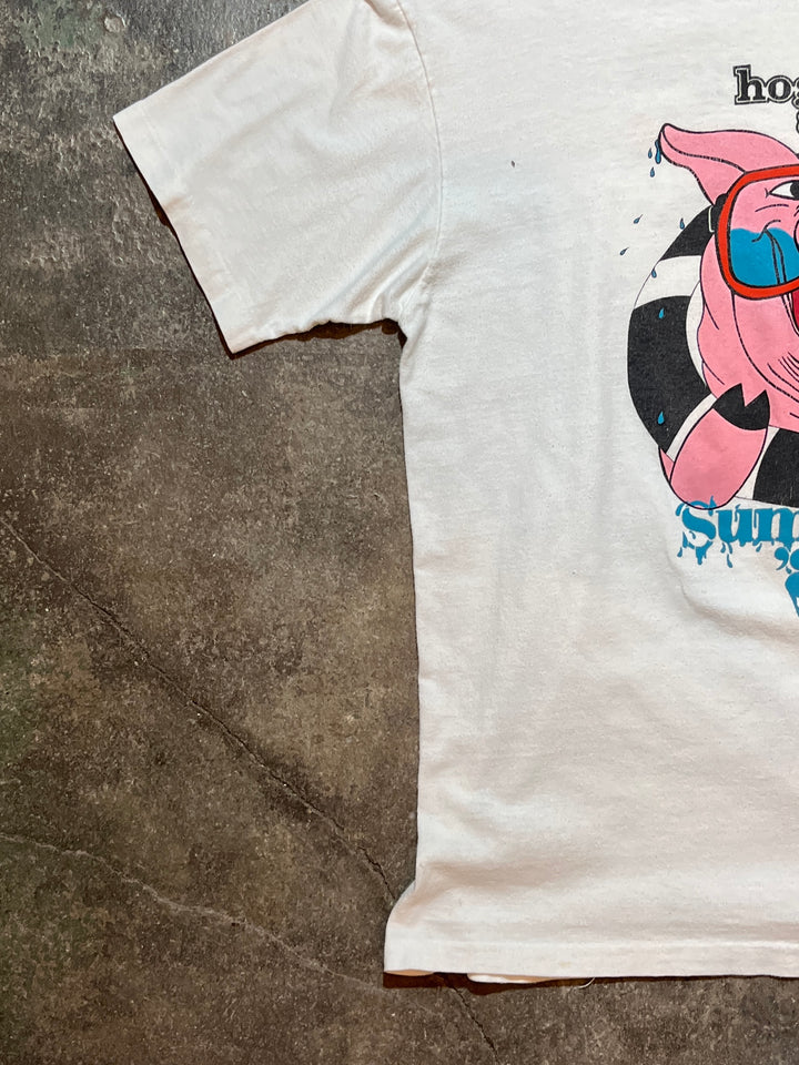 1980s USA made pig both sides print T-shirt
