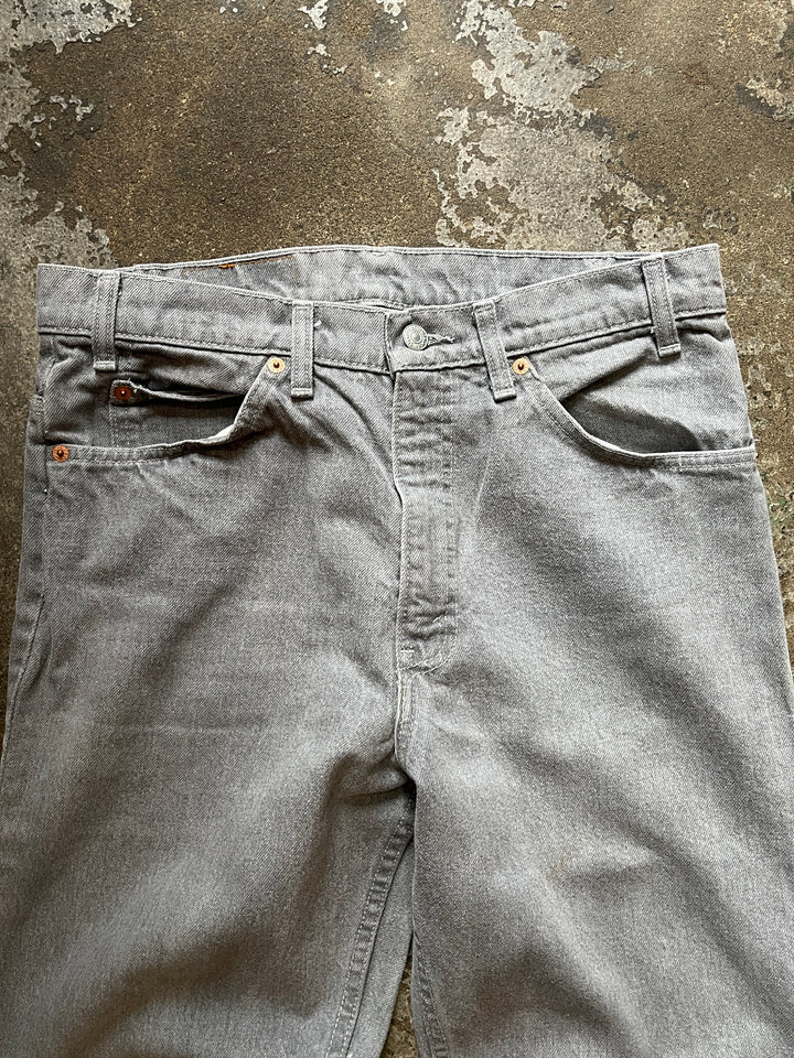 1980s "Levi's" 509 gray denim pants w34