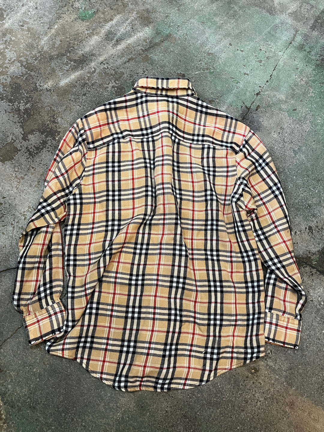 1980-90s "ST.JOHN'S BAY" tartan shirt