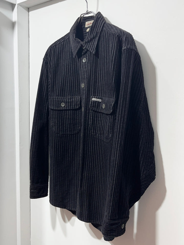 1990s "GUESS" wide wale corduroy shirt