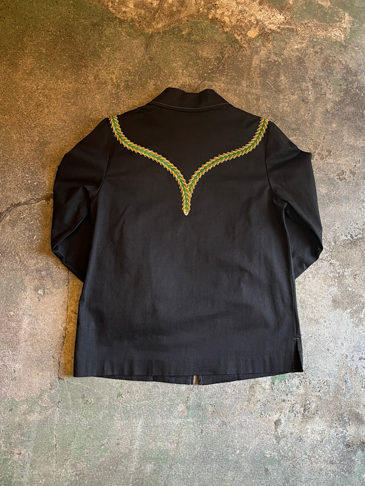 1980-90s embroidery design drizzler jacket