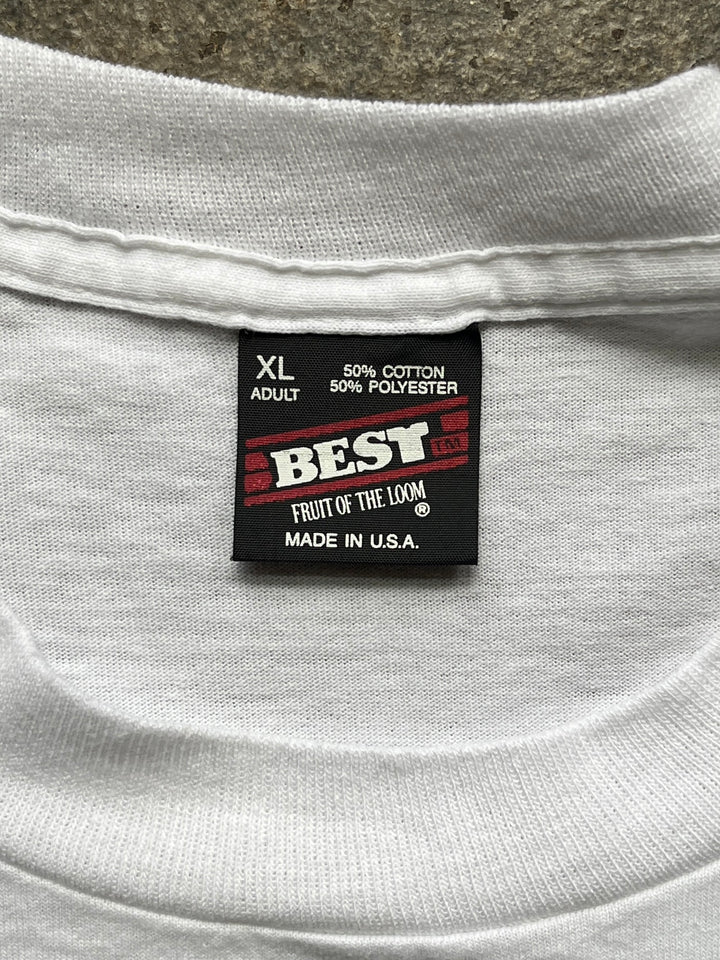 1990s USA made Chemical bank credit card graphic T-shirts