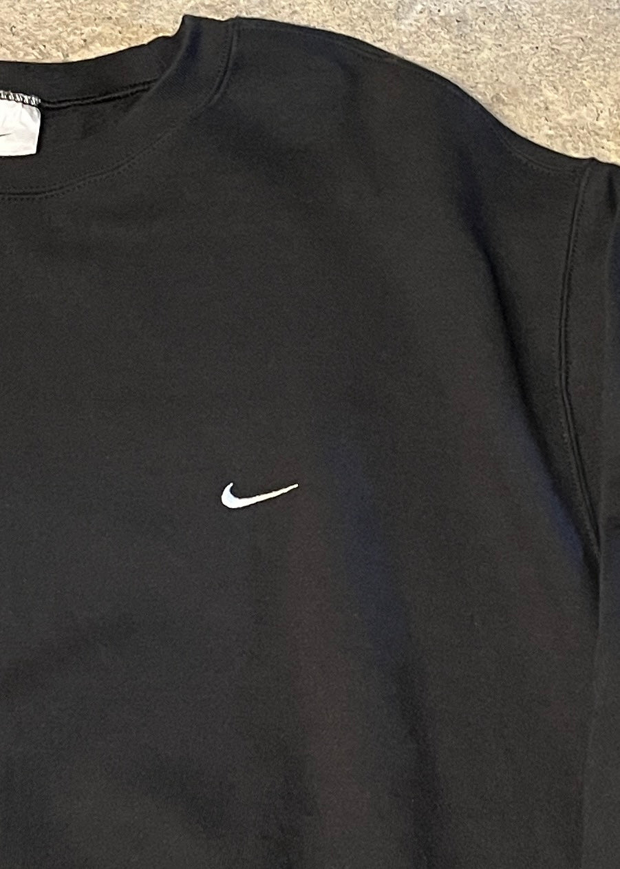 1990-00s USA made "NIKE" black color sweatshirt