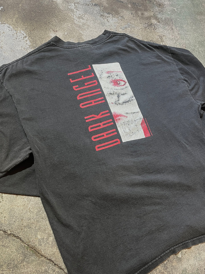 2000s "DARK ANGEL" back print L/S T-shirt / FOX broadcasting company