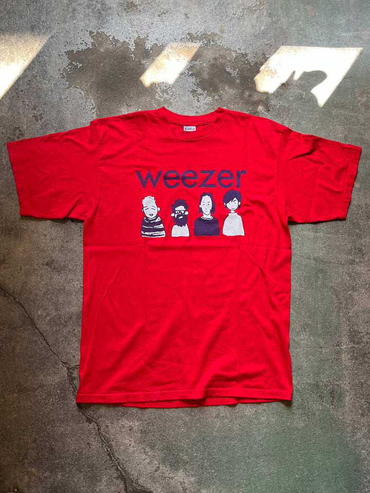 2000s "WEEZER" graphic tour T-shirt