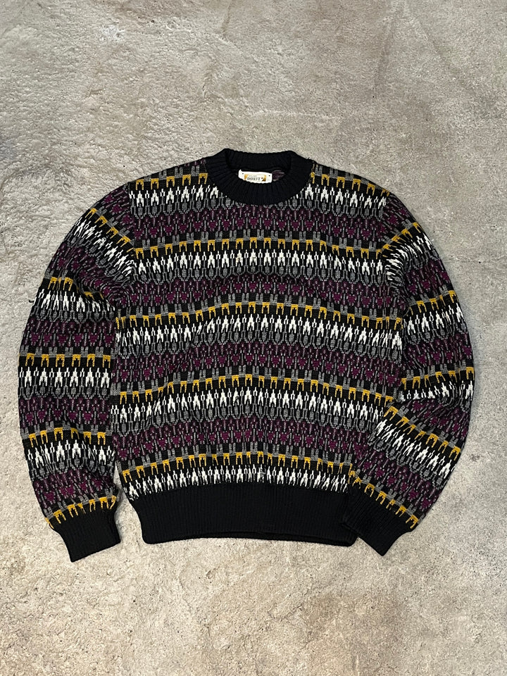 1960-70s "BRENT" abstract pattern knit