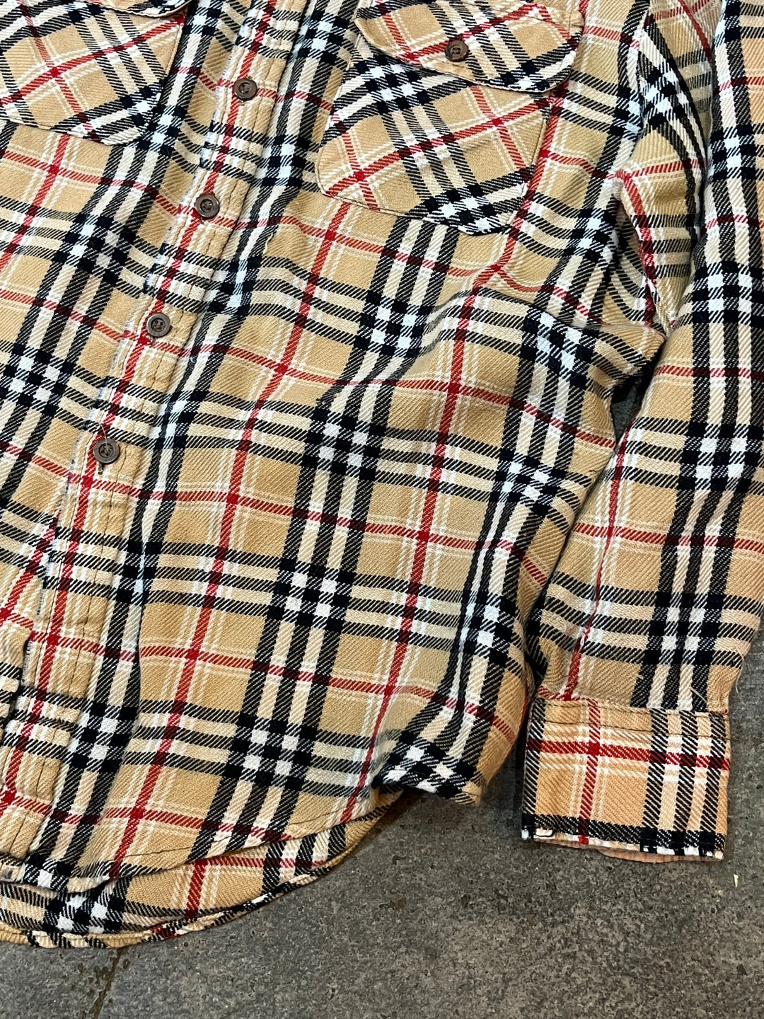 1980-90s "ST.JOHN'S BAY" tartan shirt