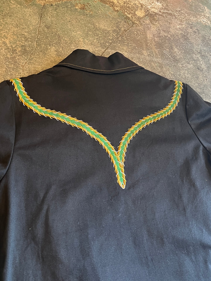 1980-90s embroidery design drizzler jacket