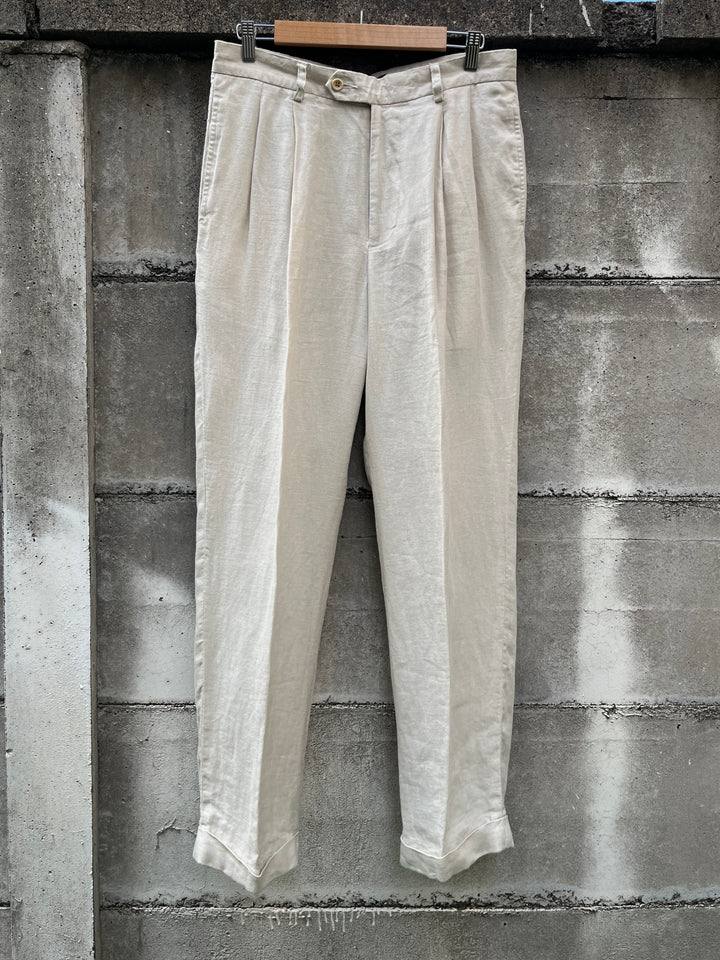 1990-00s "BANANA REPUBLIC" linen slacks