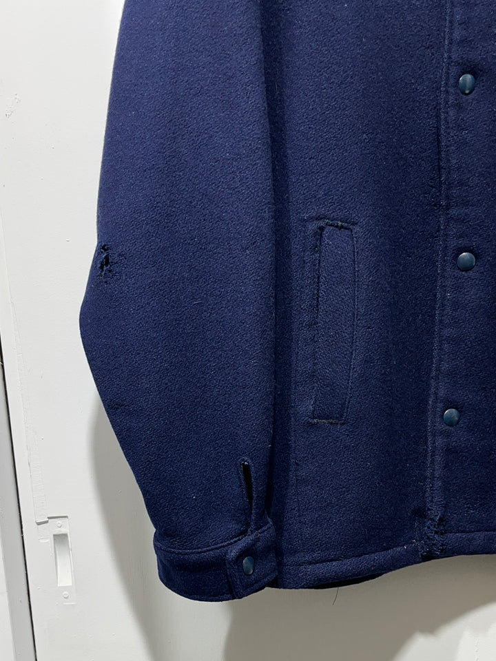 1960s "Paul Bunyan" navy melton wool jacket