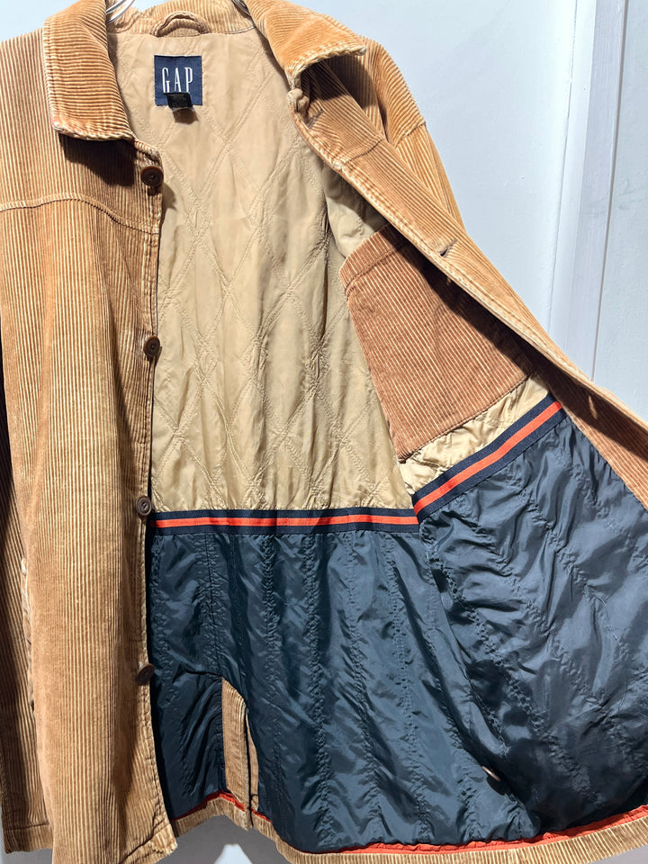 1990s "GAP" camel corduroy half coat