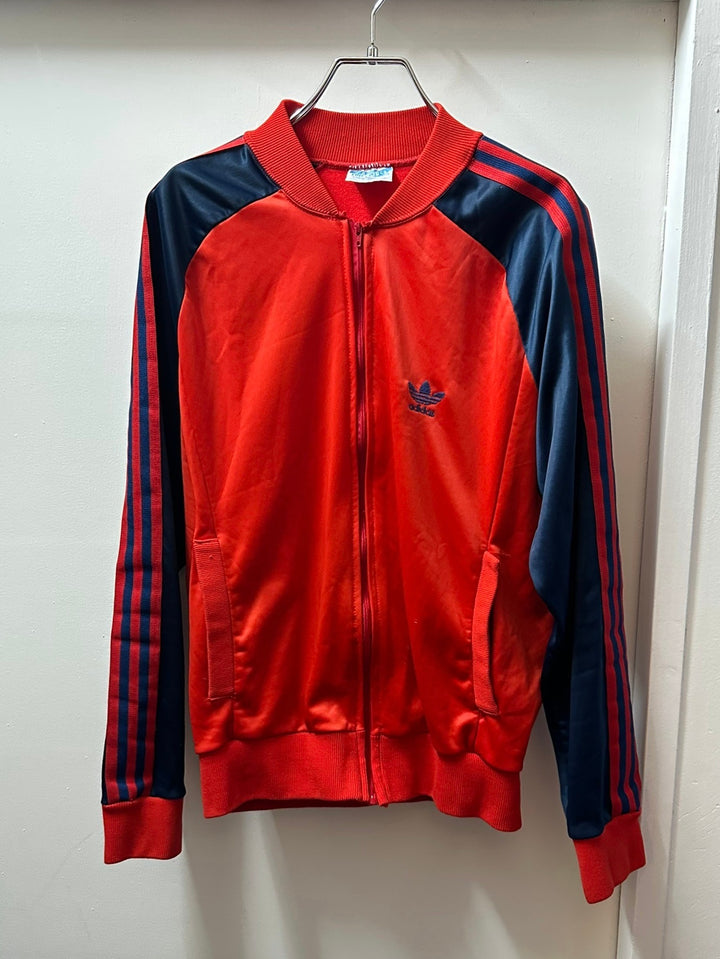 1980s USA made "adidas" ATP red × navy track jacket