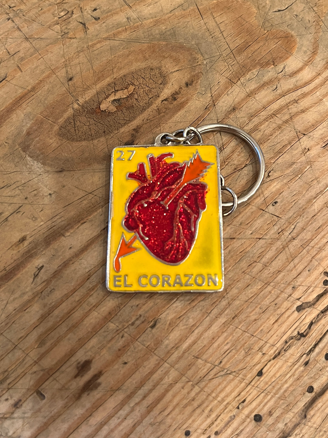 Mexican Loteria art keychain