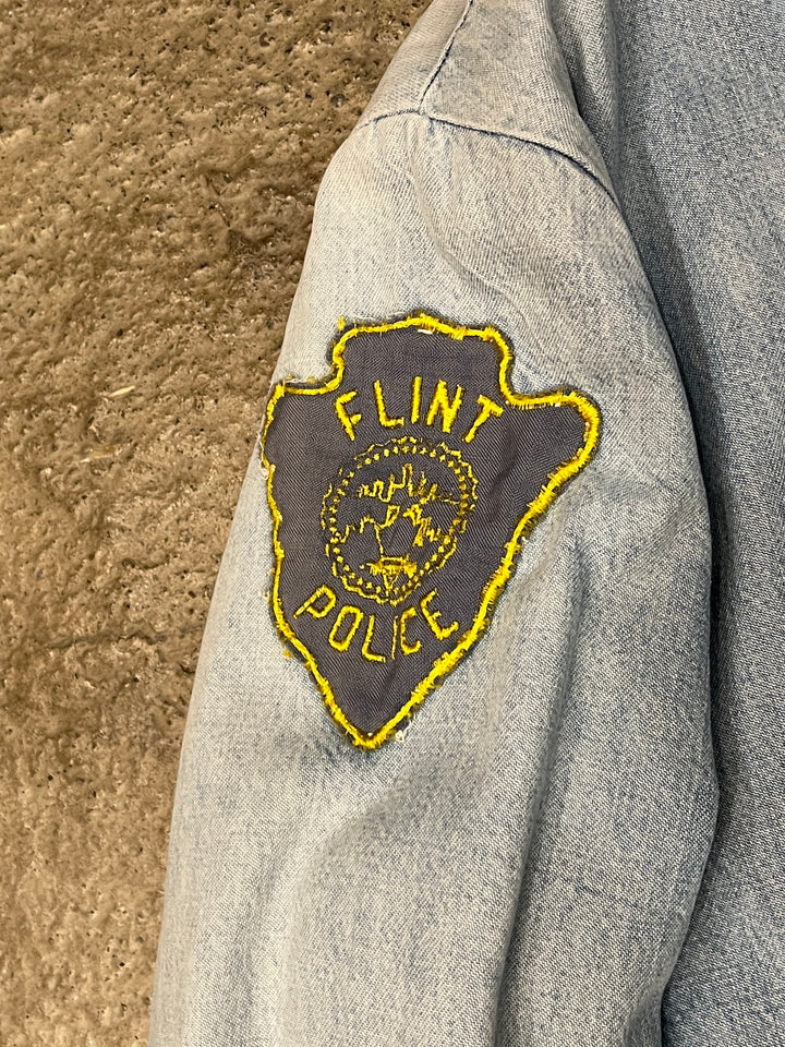 1970s "Wrangler" red lining ice blue denim jacket