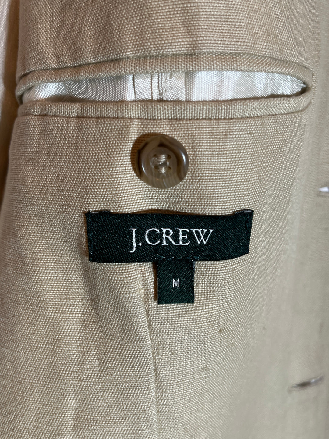 "J.Crew" linen tailored jacket
