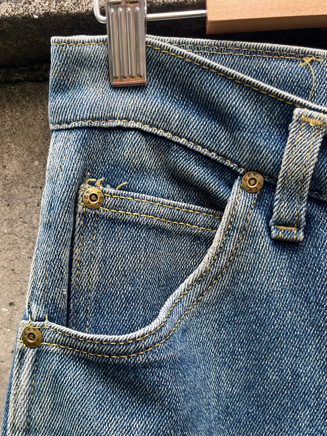 1970-80s USA made "Lee" 202 riders bootcut denim pants