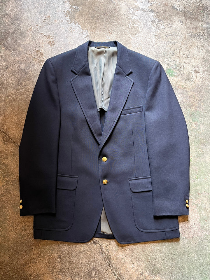 1960-70s navy blazer jacket