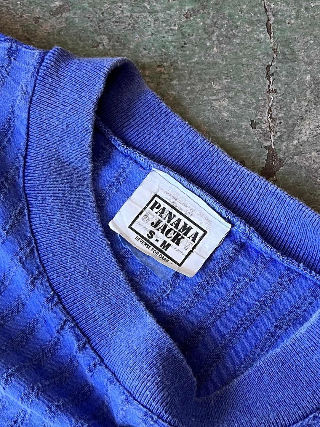 1980-90s "PANAMA JACK" textured s/s tops