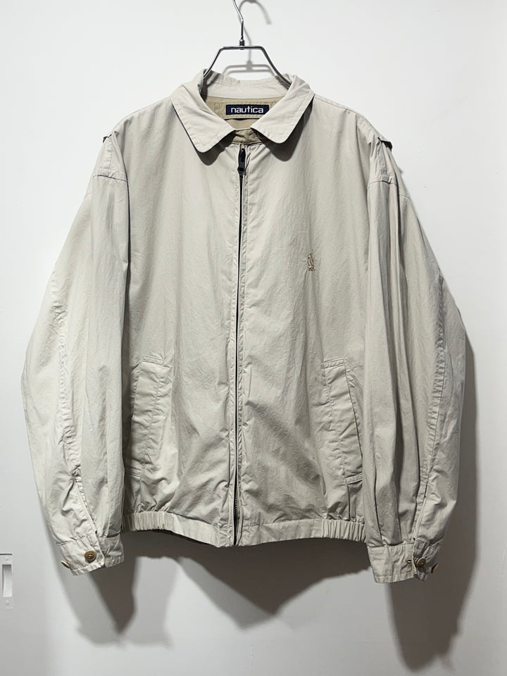 1990s "nautica" reversible harrington jacket