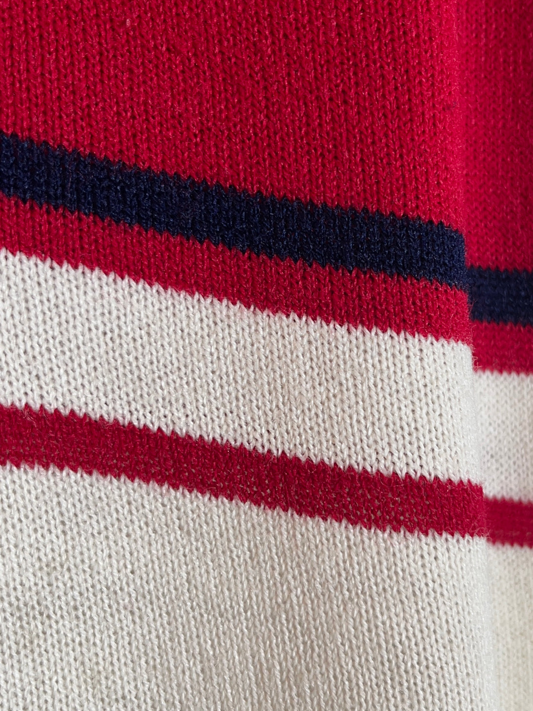 1960s "Penneys TOWN CRAFT" multi color s/s summer knit