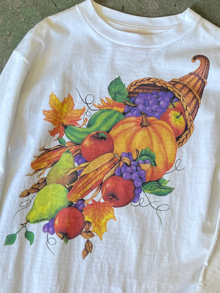 1990s USA made harvest graphic L/S T-shirt