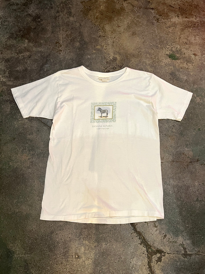 1990s USA made "BANANA REPUBLIC" graphic T-shirt