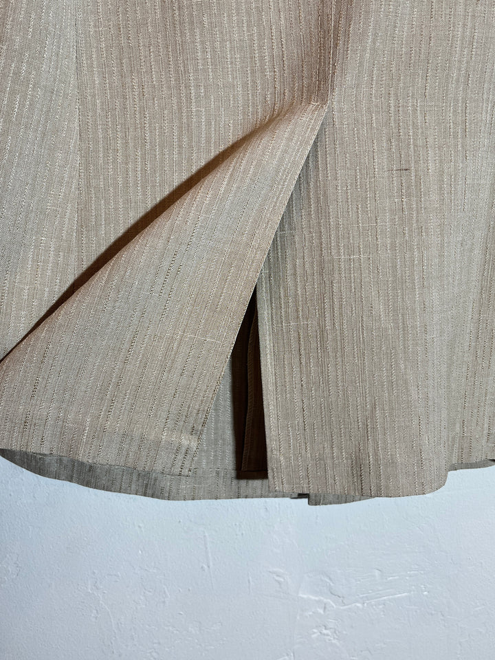 1970s light beige shiny shirt