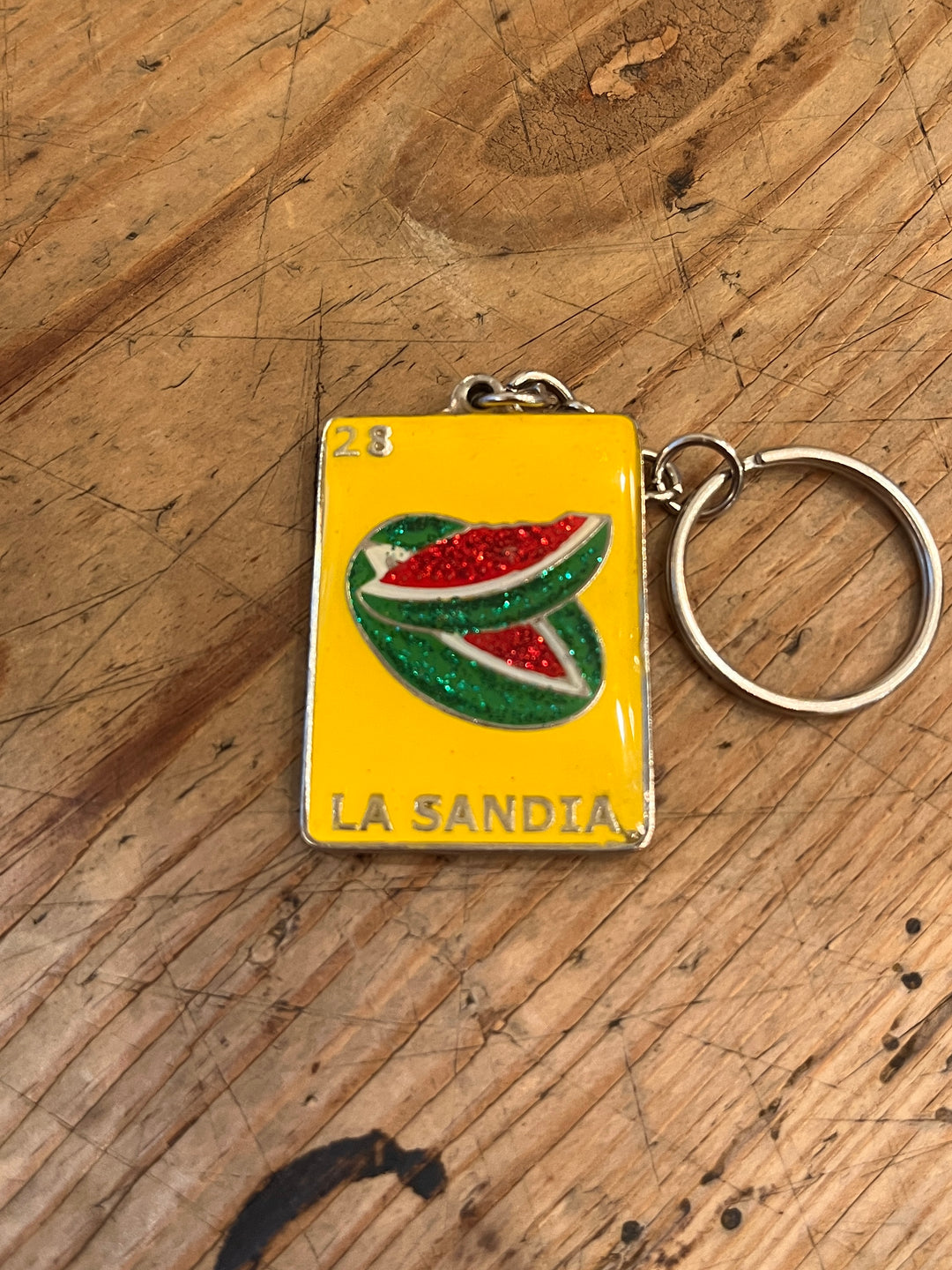 Mexican Loteria art keychain